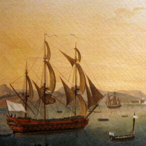 battle ship from 18th century