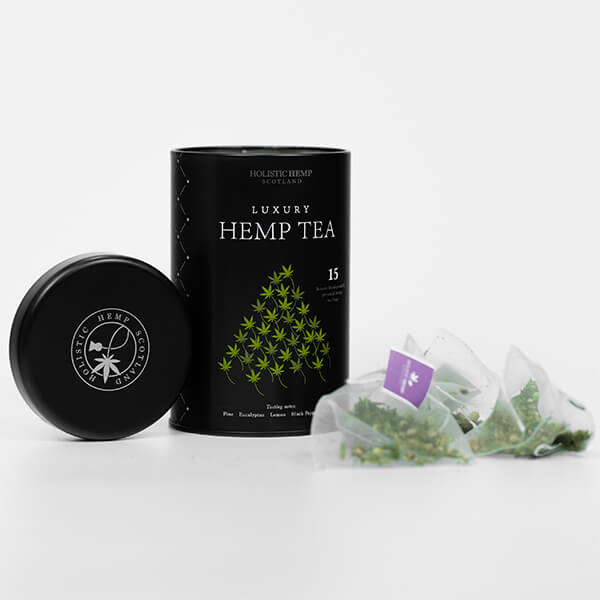 organic luxury hemp tea by Holistic Hemp Scotland