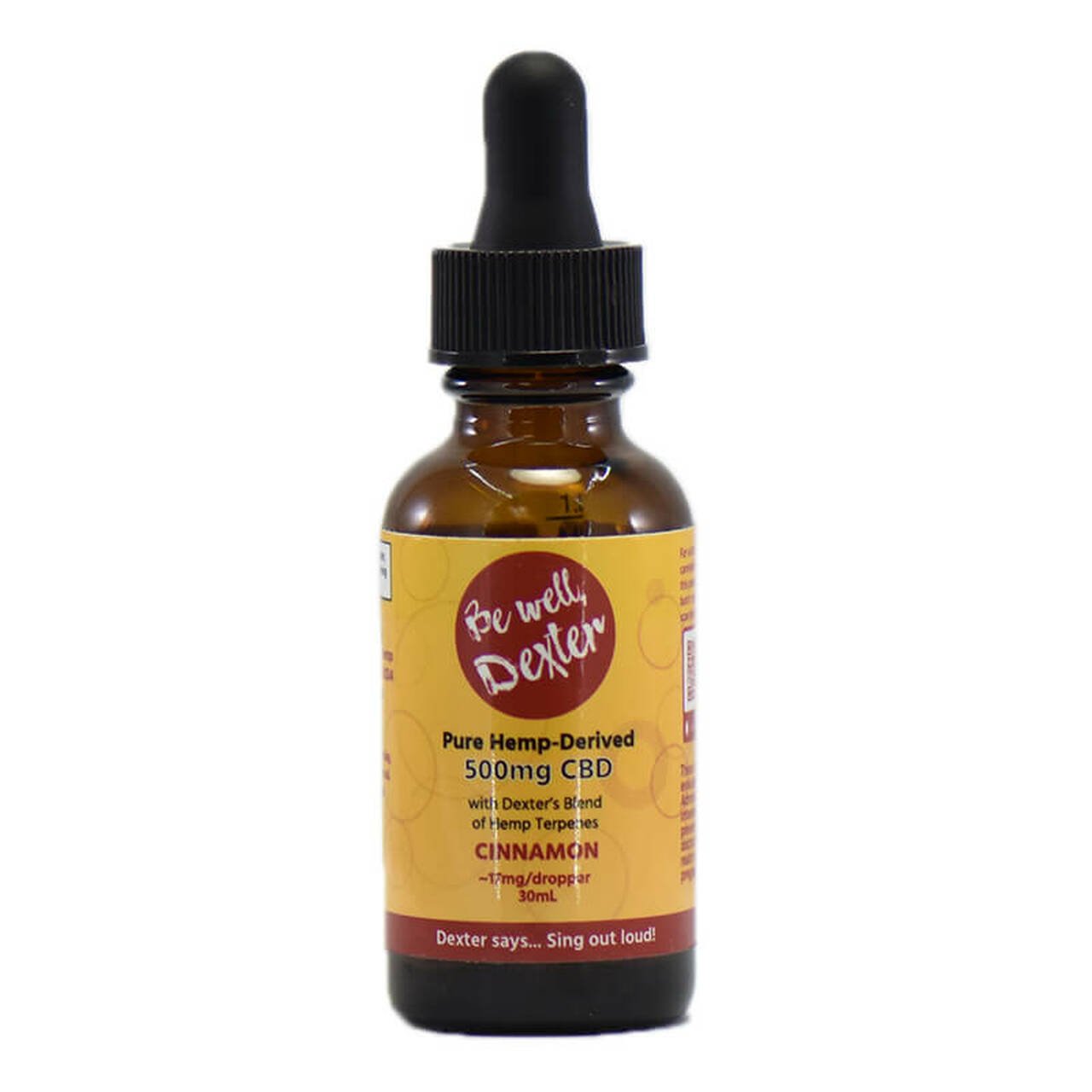 thumbnail Isolate Cinnamon CBD Tincture by Be Well Dexter