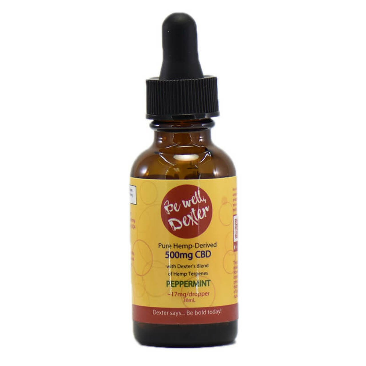 thumbnail Isolate Peppermint CBD Tincture by Be Well Dexter
