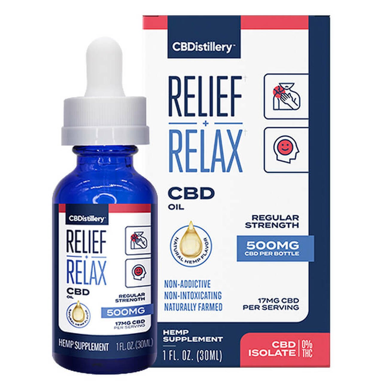 thumbnail Isolate CBD Relief + Relax Formula2 Tincture by CBDistillery