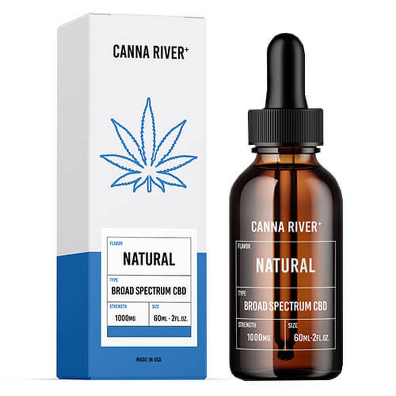 thumbnail Broad Spectrum CBD Natural Tincture by Canna River