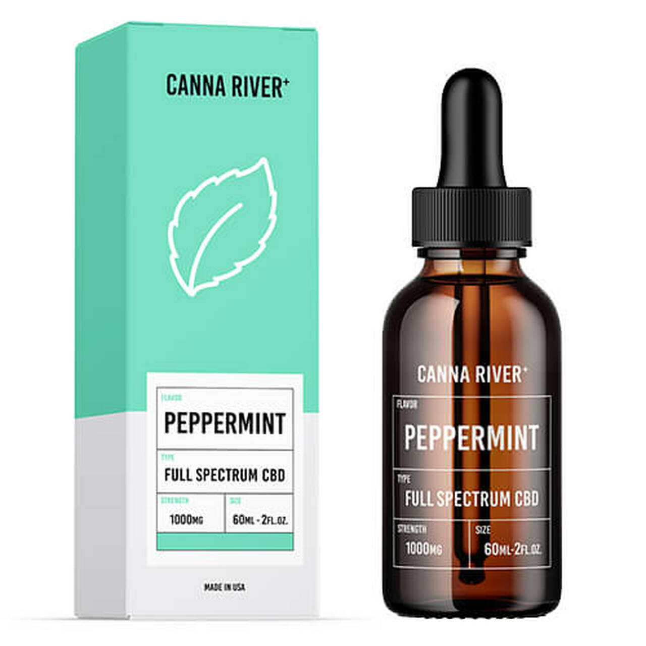 thumbnail Full Spectrum Peppermint CBD Tincture by Canna River