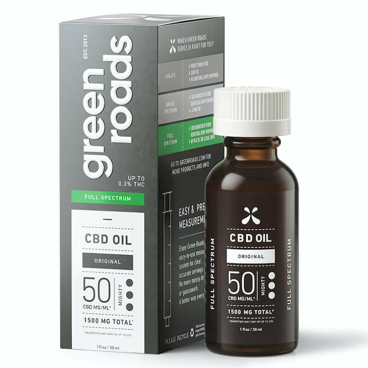 thumbnail Full Spectrum Mighty CBD oil Tincture by Green Roads