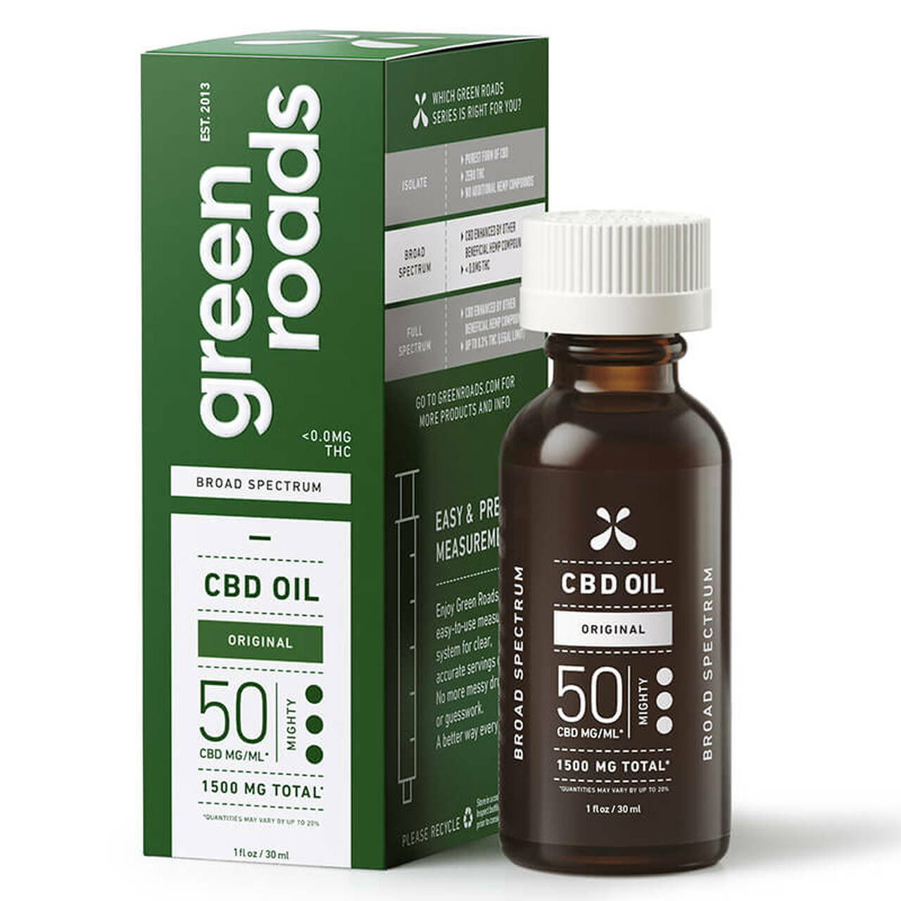 thumbnail Broad Spectrum Original Mighty CBD oil Tincture by Green Roads
