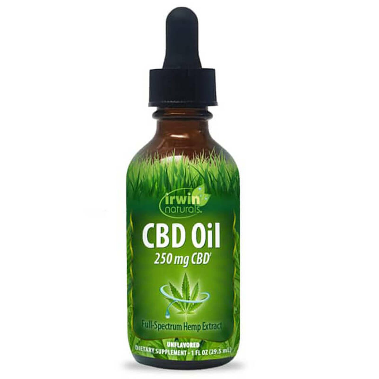 thumbnail Full Spectrum Unflavored CBD Oil Tincture by Irwin Naturals