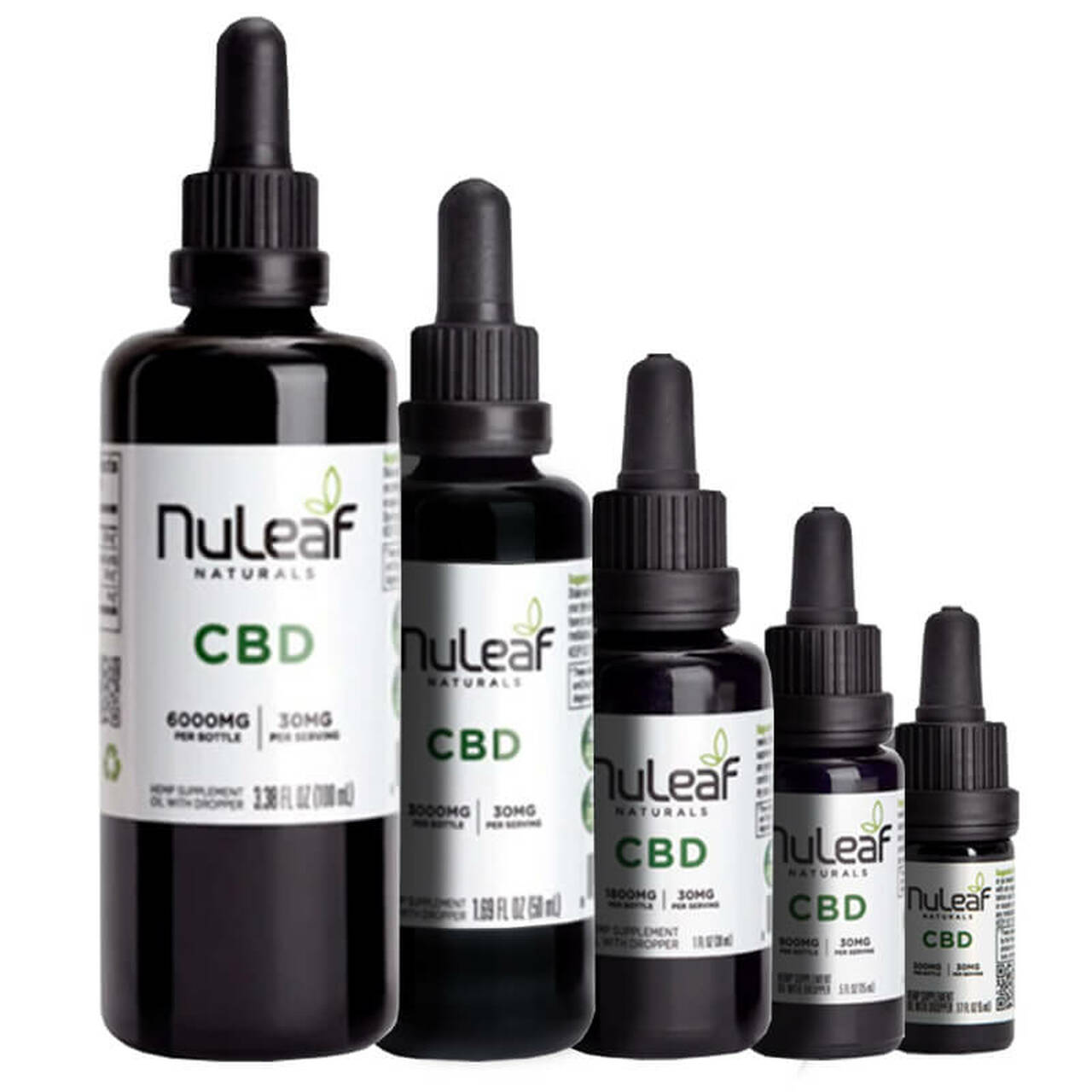 thumbnail Full Spectrum Natural Extract CBD oil Tincture by NuLeaf Naturals